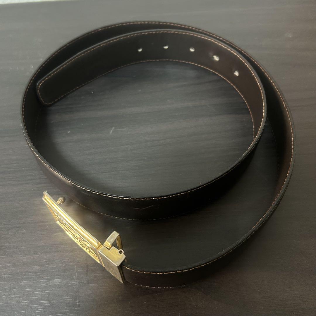 【未使用】【バックルベルト】CELINE セリーヌ 黒