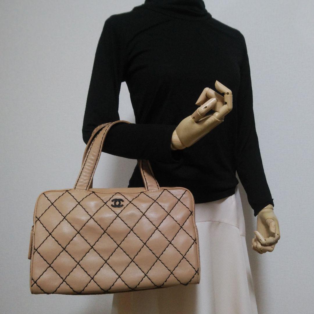 限定SALEお得 ⭐正規品⭐CHANEL ハンドバック ボストンバッグ gEjDN-m77223139670 ワイルドステッチ 2022品質保証