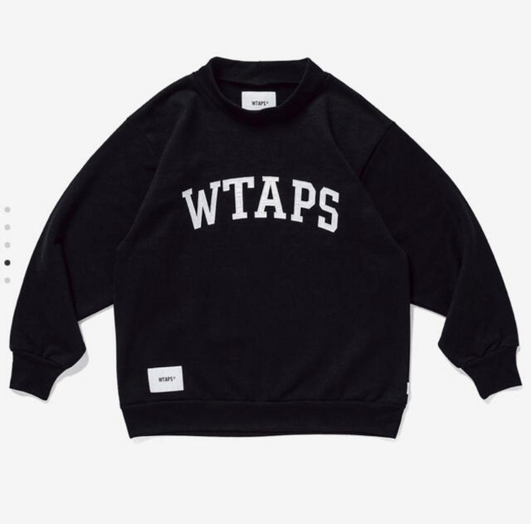 WTAPS COLLEGE MOCK NECK 黒 S 新品