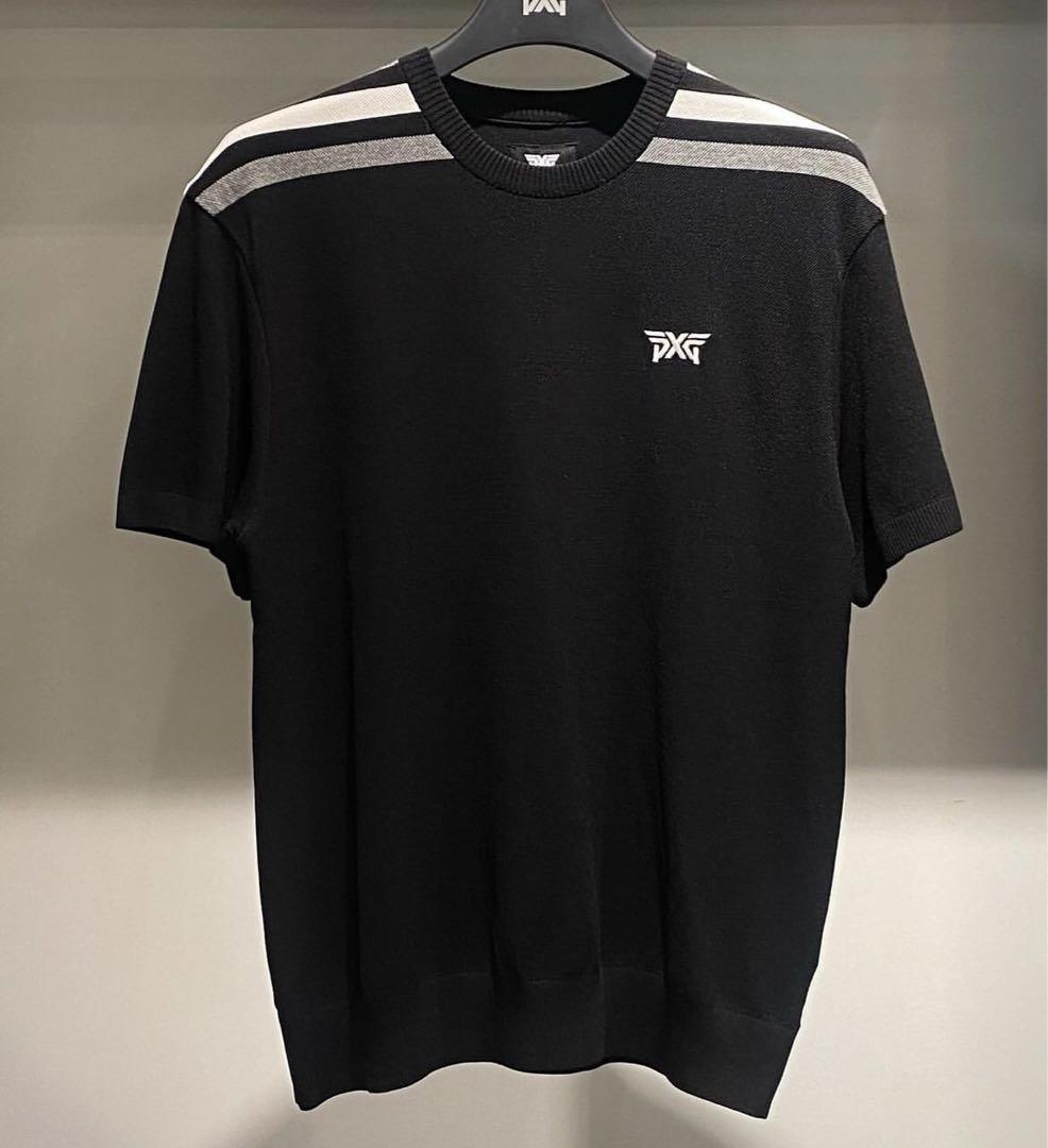 ゴルフ PXG pxg メンズ 半袖 ポロシャツ トップス （ブラック）