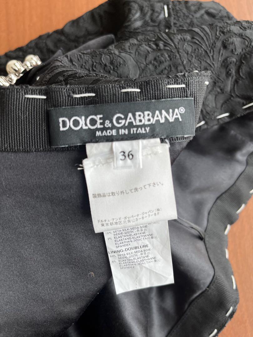 ドルチェ&ガッバーナ　Dolce & Gabbana ブラックスカート