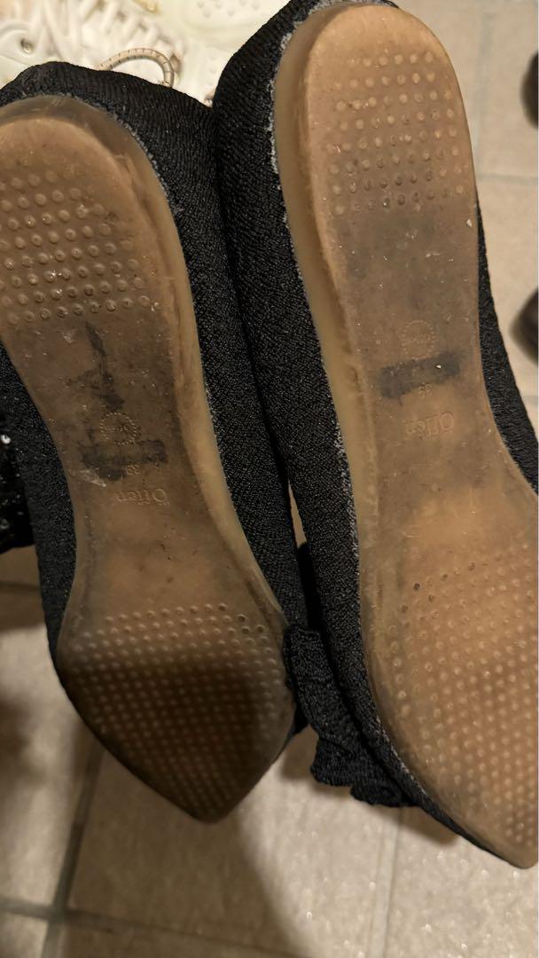 offen オッフェン　pointed FRIN BLACK 39 ブラック