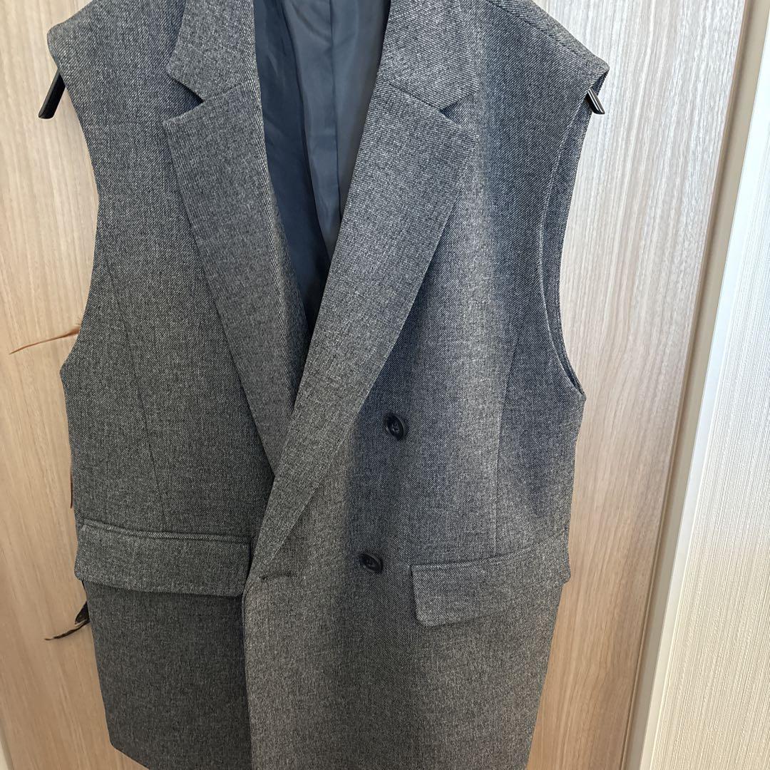 パンツ ジレ+2タックパンツセット