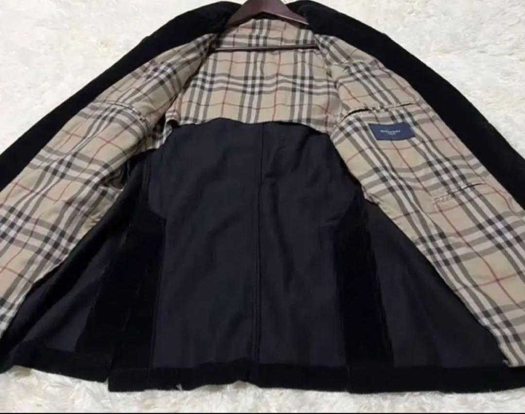 希少XLサイズ／BURBERRY LONDON コーデュロイ ブラック 黒