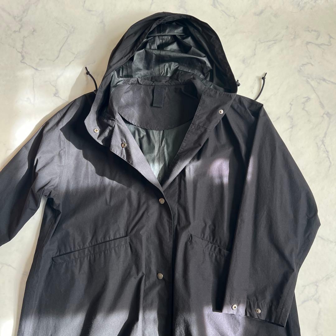 MHL.エムエイチエル コットン リネン コート ブラック 黒 MHL.エムエイチエル コットン リネン コート ブラック 黒