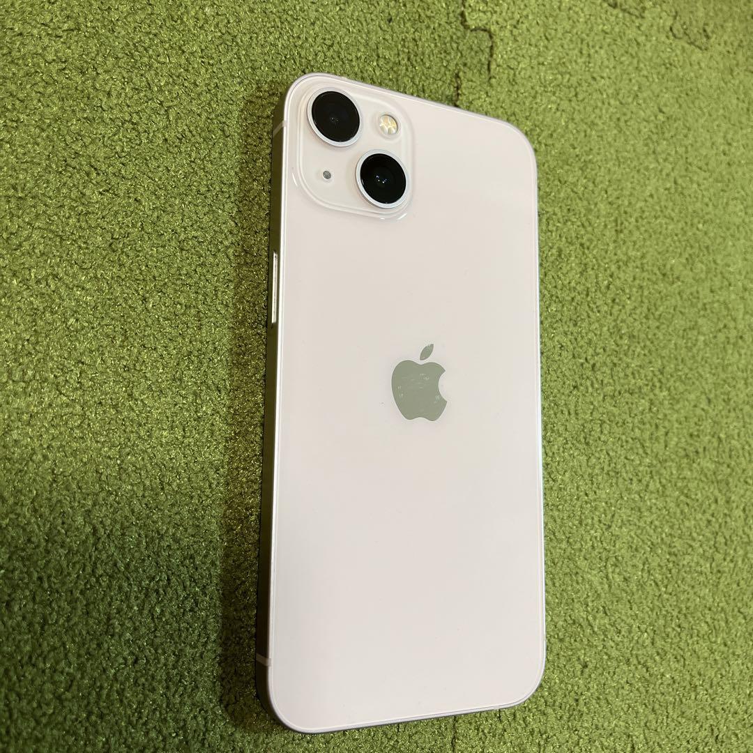 美品！iPhone13 256GB 　SIMフリーシムフリーピンク　pink