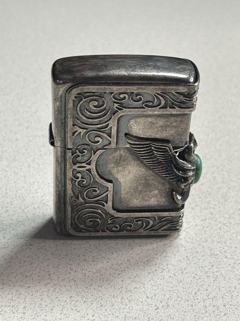 ZIPPO ストーンウィングメタルターコイズ 希少 2008年製