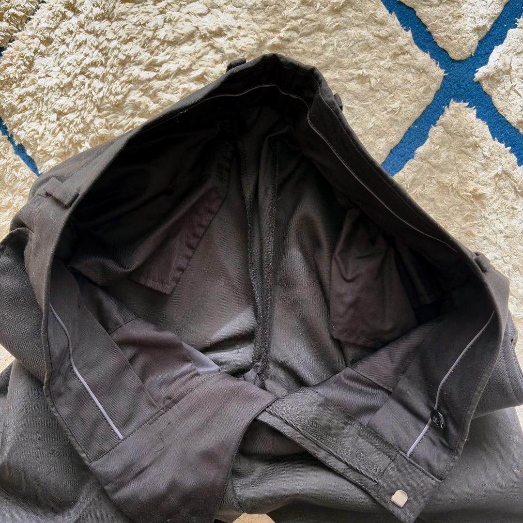 【美品】　DURBAN ダーバン / ブラックスーツセットアップ、　チェック