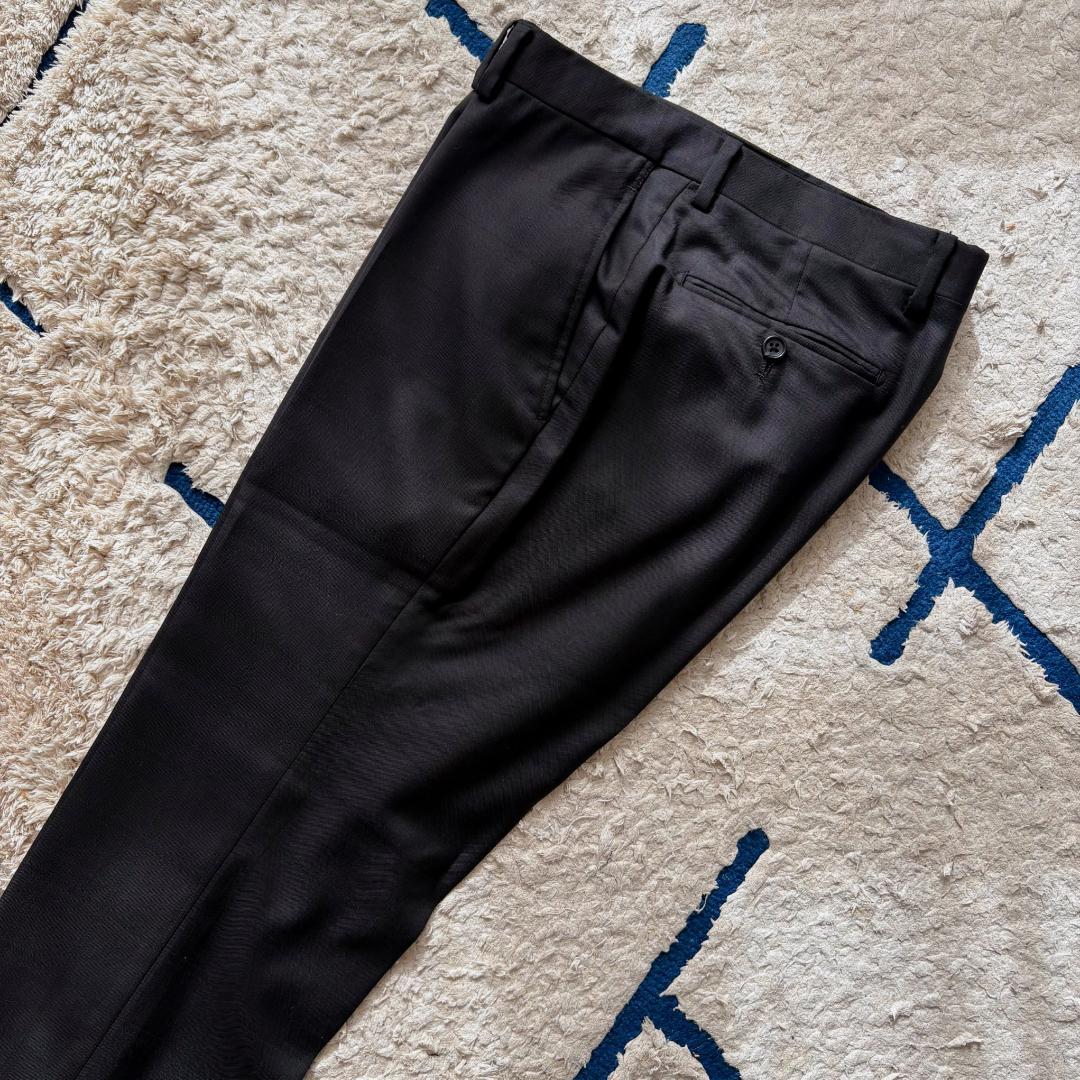 【美品】　DURBAN ダーバン / ブラックスーツセットアップ、　チェック