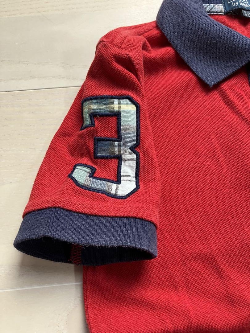 Polo RalphLauren CHICAGO ポロシャツ半袖　赤 L ◇25 Polo RalphLauren ポロラルフローレン ポロシャツ シカゴ S