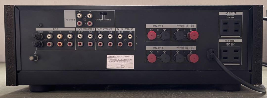 最安値級価格 ジャンク】TA-F333ESXⅡ SONY プリメインアンプ 通電確認のみ その他
