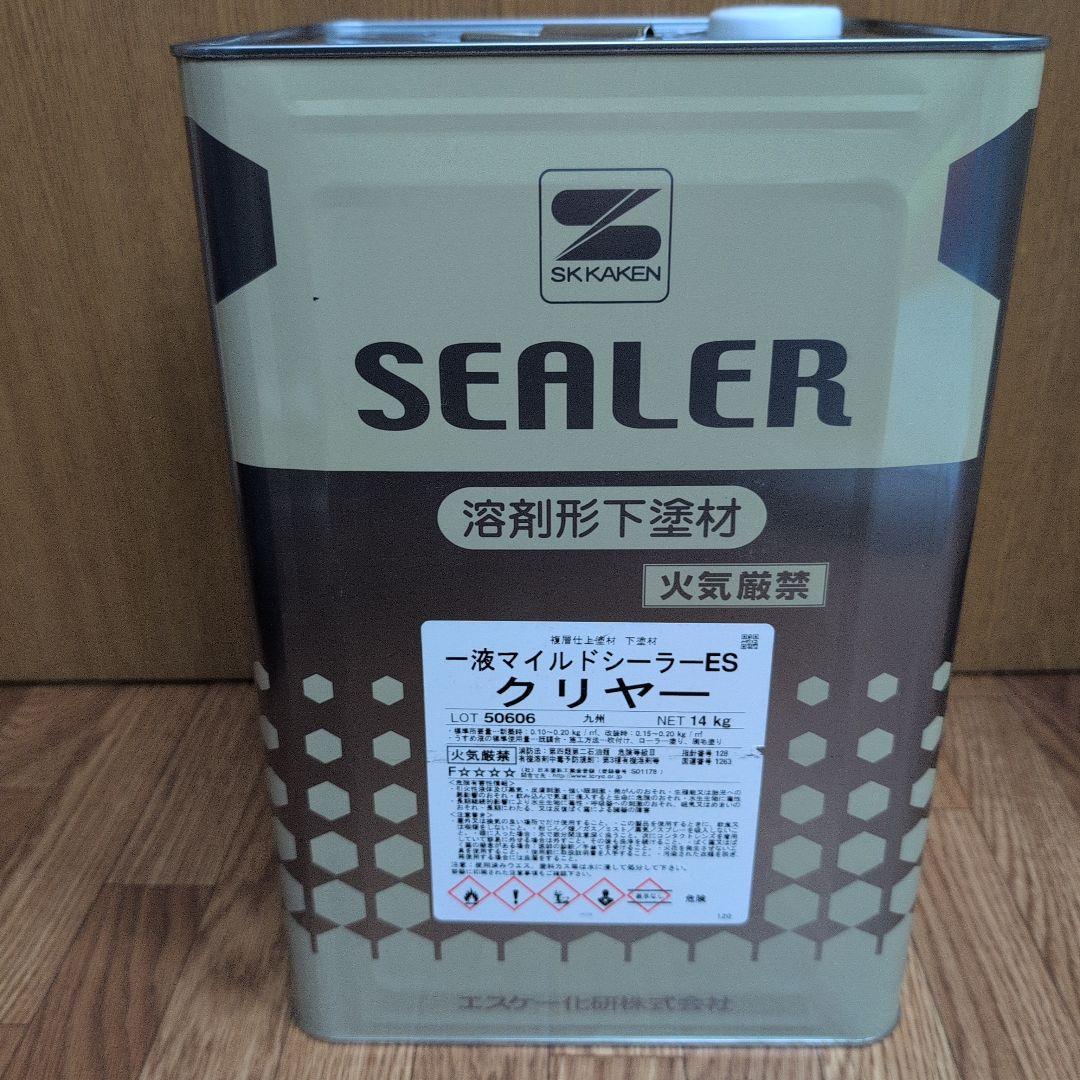 油性塗料 溶剤系下塗材 一液マイルドシーラー ES クリアー14kgプライマー