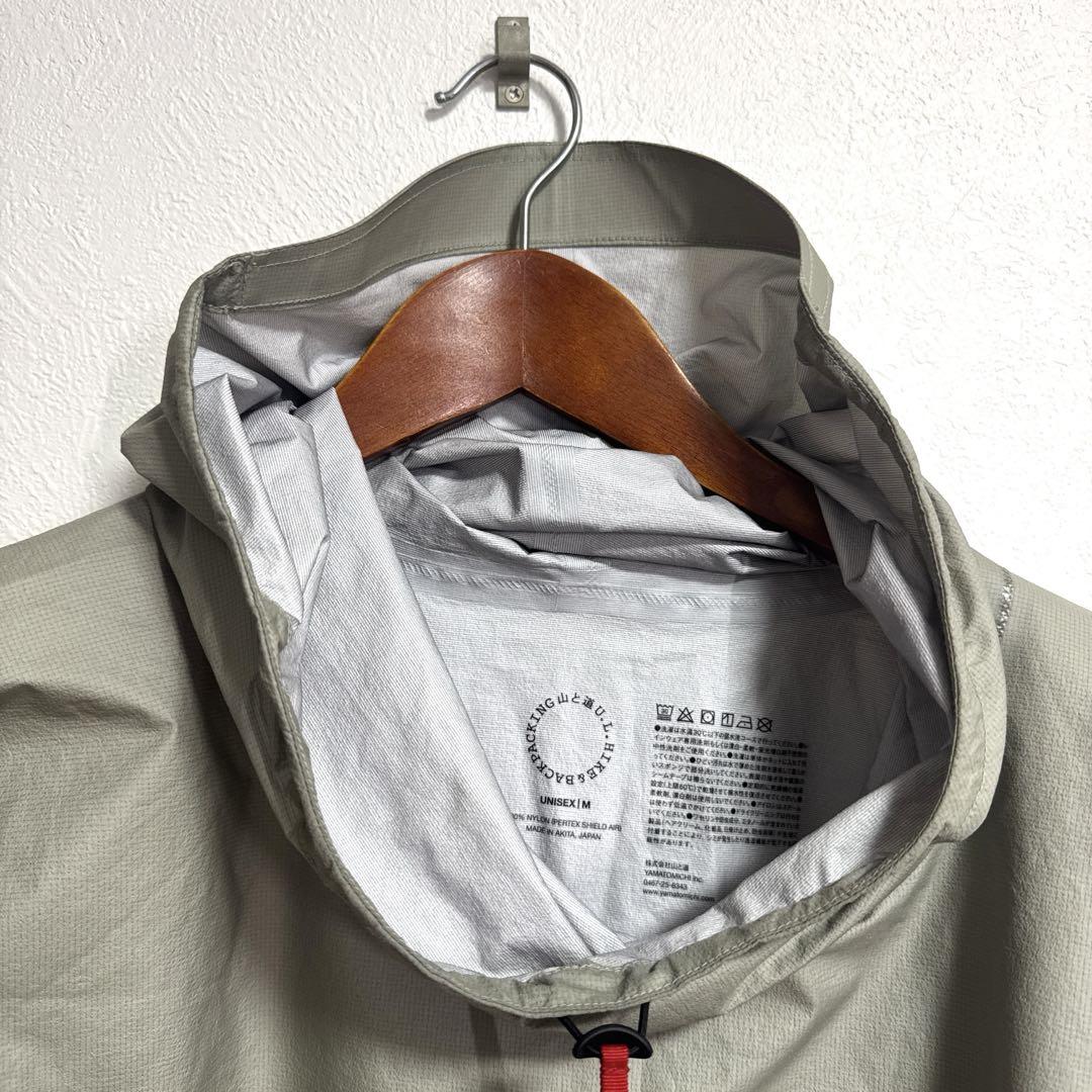 山と道 up all weather hoody M size