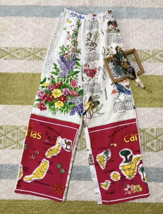 【ユニセック】 スヌ プロフ必読様 専用 vintage remake pants jKhSM-m77239394545 パッチワー