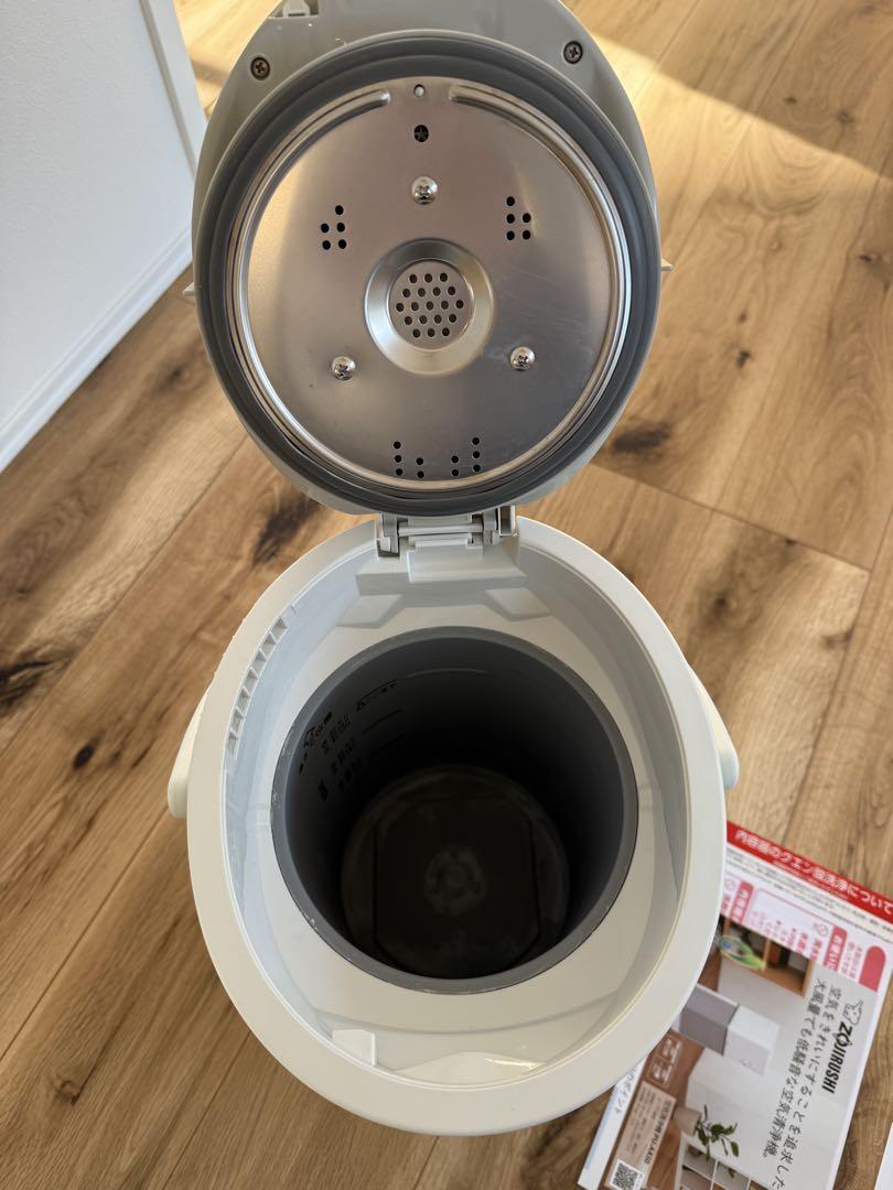 美品】 象印 スチーム式加湿器 ホワイト EE-DC50-WA 冷暖房・空調