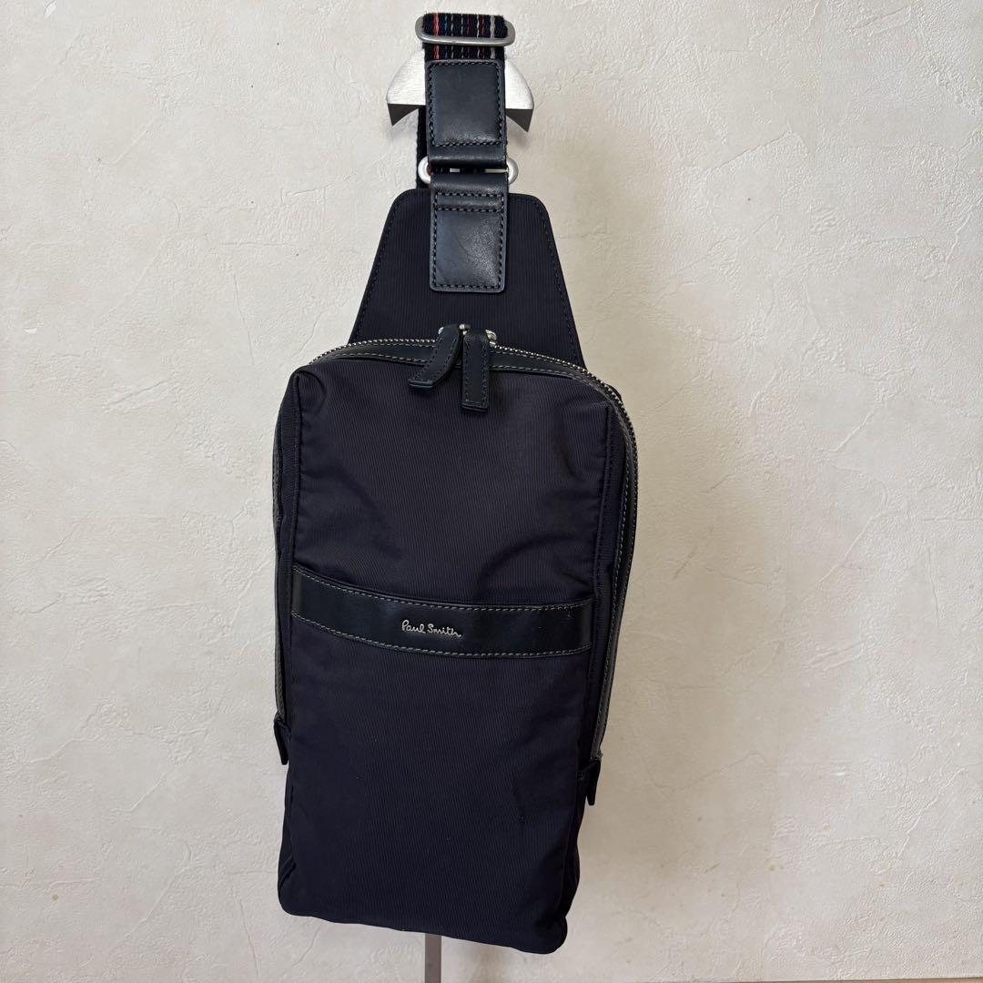 良品 Paul Smith ポールスミス レザー スリングバッグ ボディバッグ Paul Smith ポールスミス ボディバッグ スリングバック - メルカリ