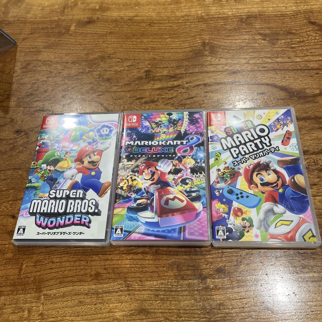マリオワンダー　マリオカート8 マリオパーティ　3つセット　最終値下げです！