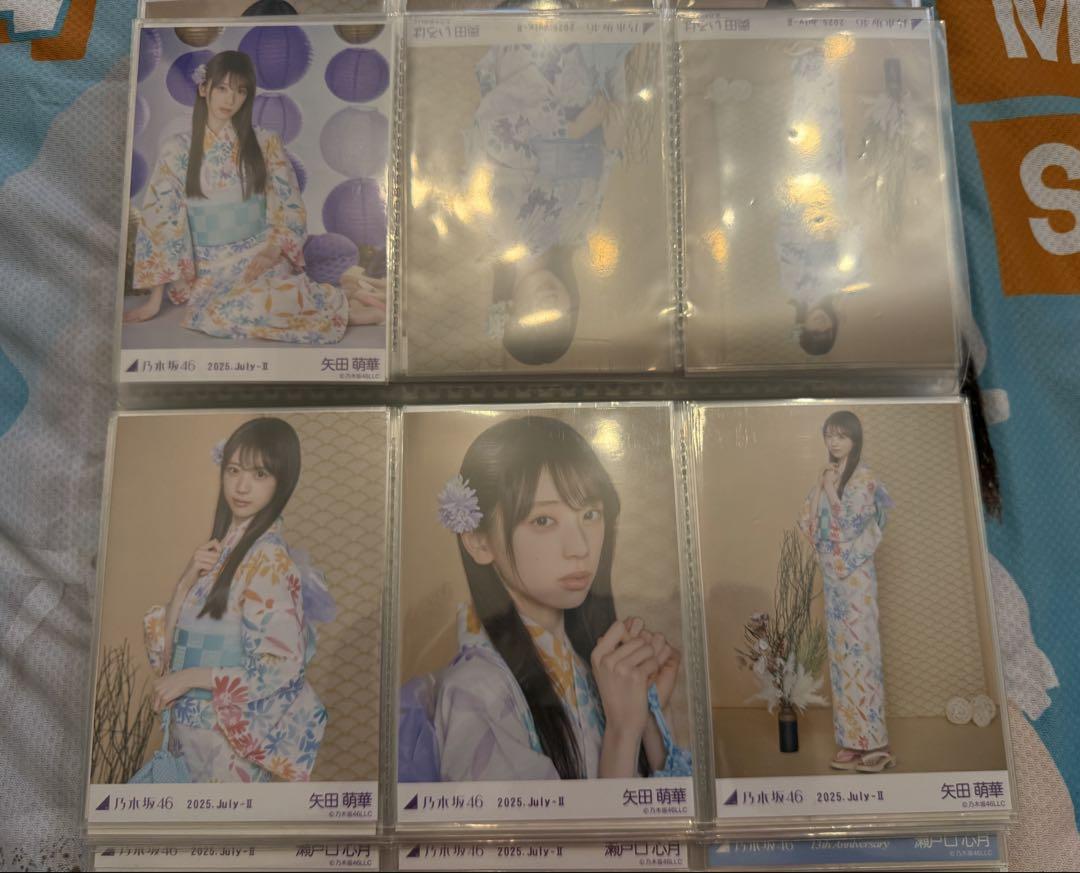矢田萌華　生写真　座り寄り 矢田萌華 生写真 浴衣 セミコンプ 4種 レアポ 座り - メルカリ