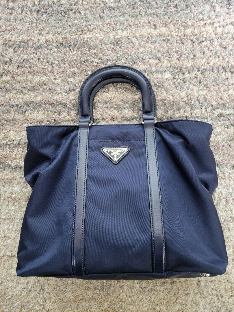 PRADA　 ネイビー ハンドバッグ