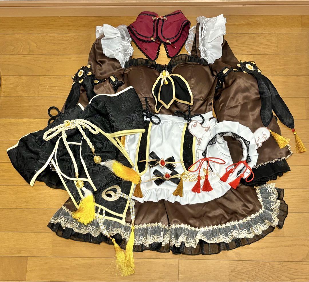 uwowo原神　フータオ胡桃　同人　メイド　コスプレ uwowo原神 フータオ胡桃 同人 メイド コスプレ
