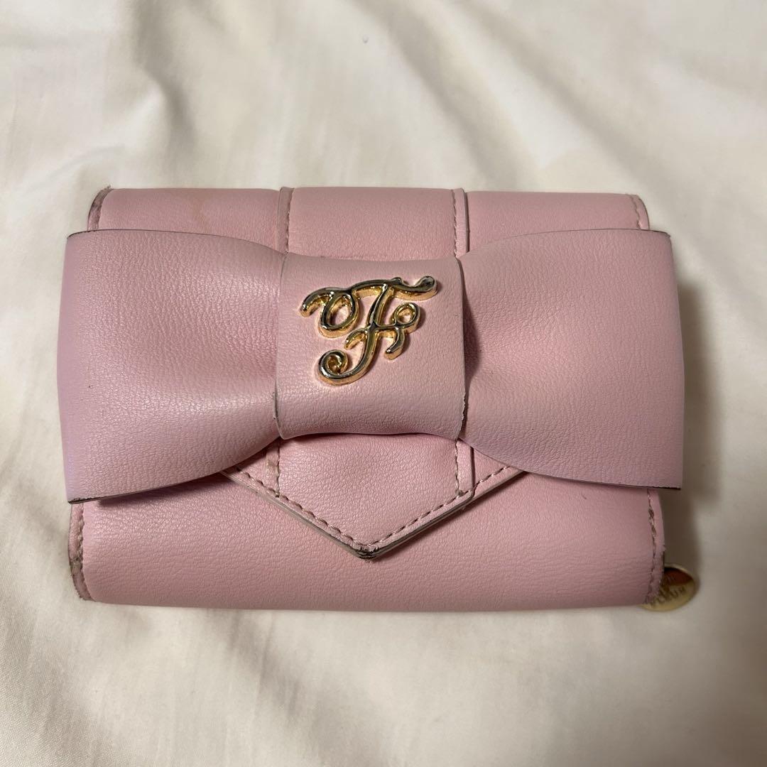 Maison de FLEUR メゾンドフルール 財布 リボン ピンク - メルカリ