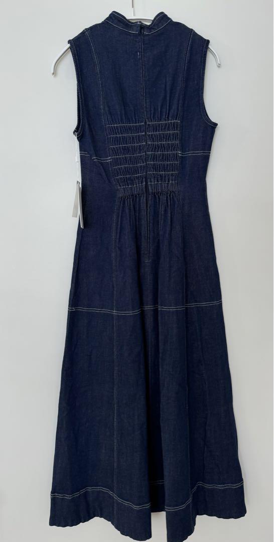 新品　AMERI TORSO LIKE DENIM DRESS