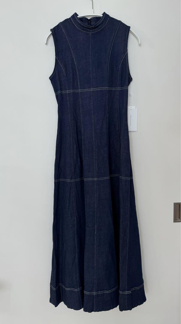 新品　AMERI TORSO LIKE DENIM DRESS