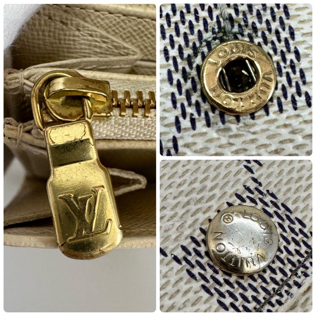 美品✨️ルイヴィトン　ダミエ　アズール　ポルトフォイユ　サラ　長財布　折り財布
