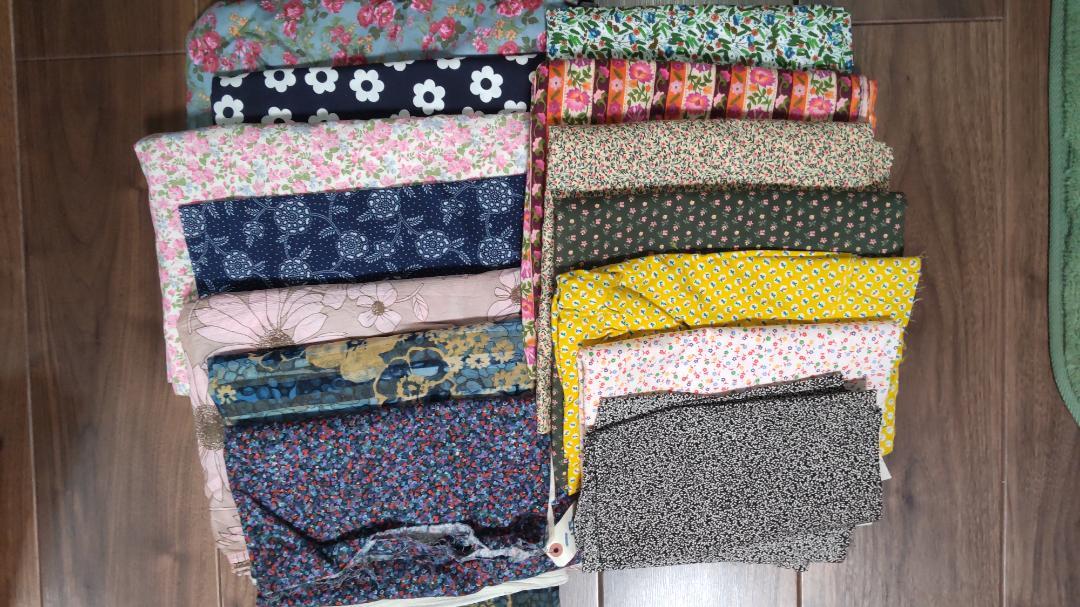 【在庫布地多数出品】花柄　布　14種　セット
