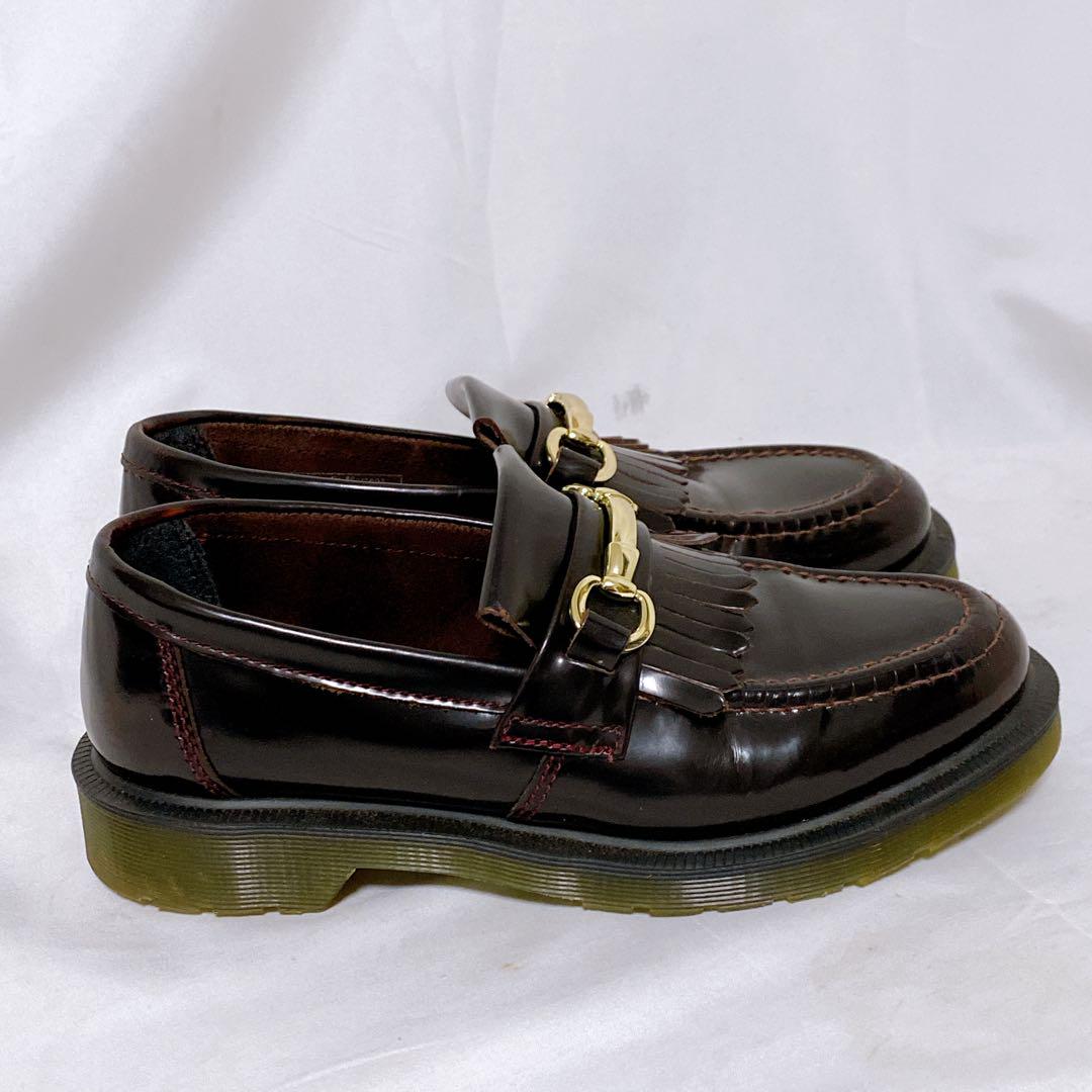 美品　ドクターマーチン　ADRIANSNAFFLE　ローファー　ブラウン　UK6