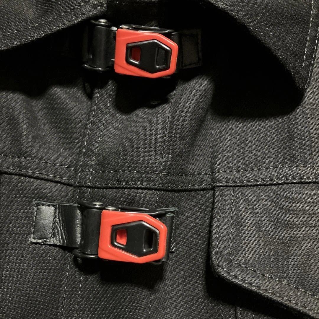 【レア古着】pqmvイタリア製 ブラックデニム中綿ジャケット 48 【レア古着】pqmvイタリア製 ブラックデニム中綿ジャケット 48