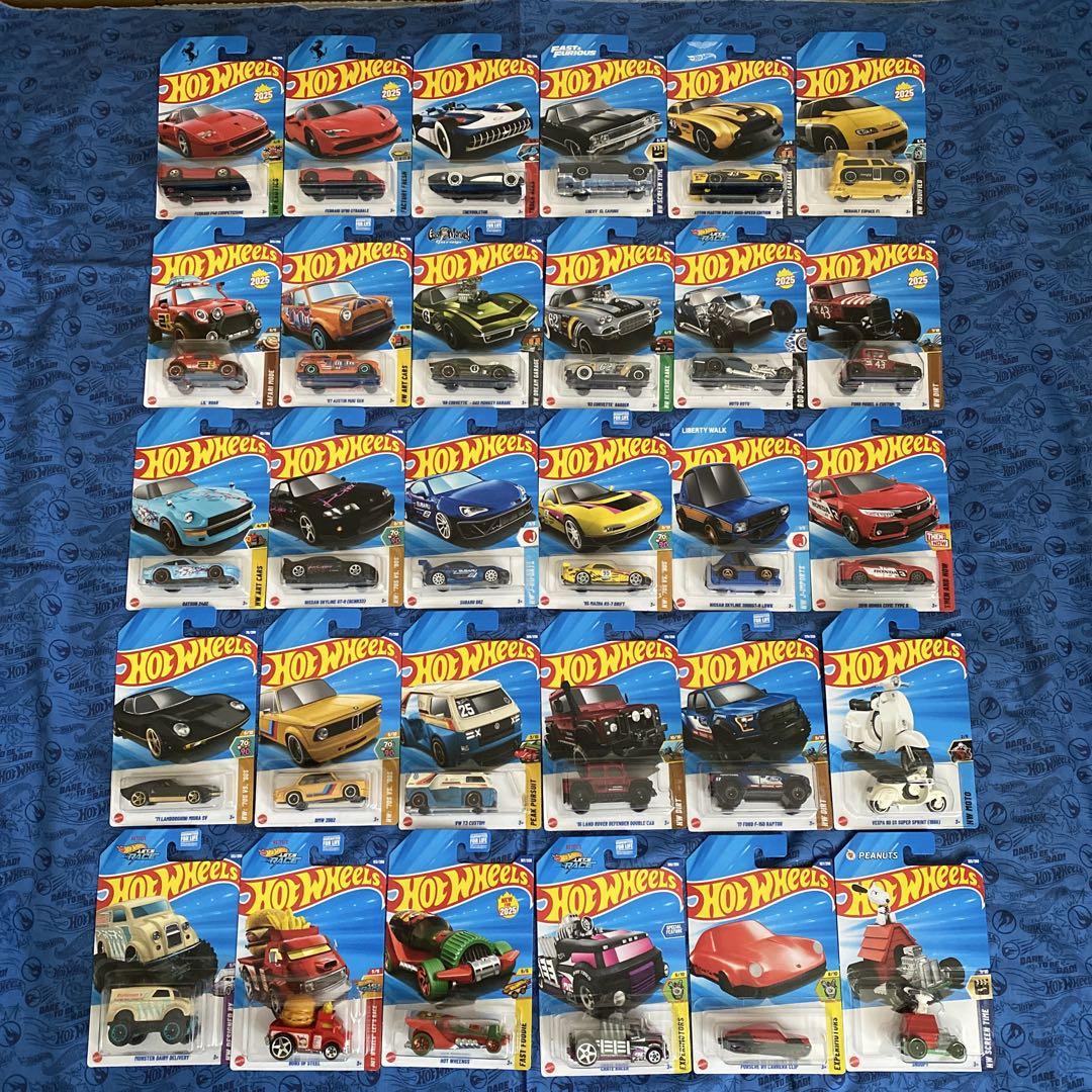 ホットウィール 【日本未発売・TH・人気車フェラーリ含む30種】セット