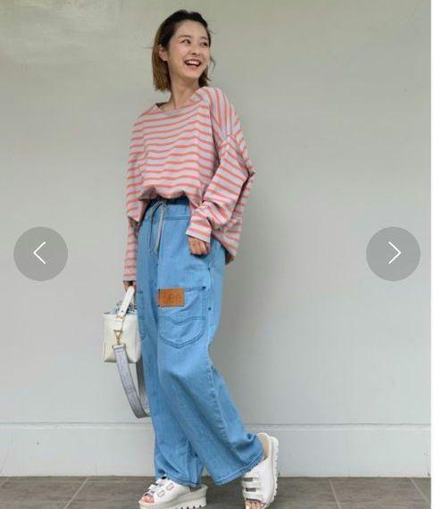 mercibeaucoup，【新品】Leeコラボ/デニムパンツ