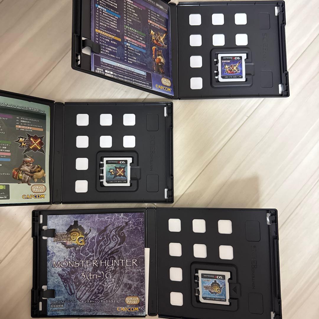 モンスターハンターシリーズ 3作品セット目立った傷や汚れなし