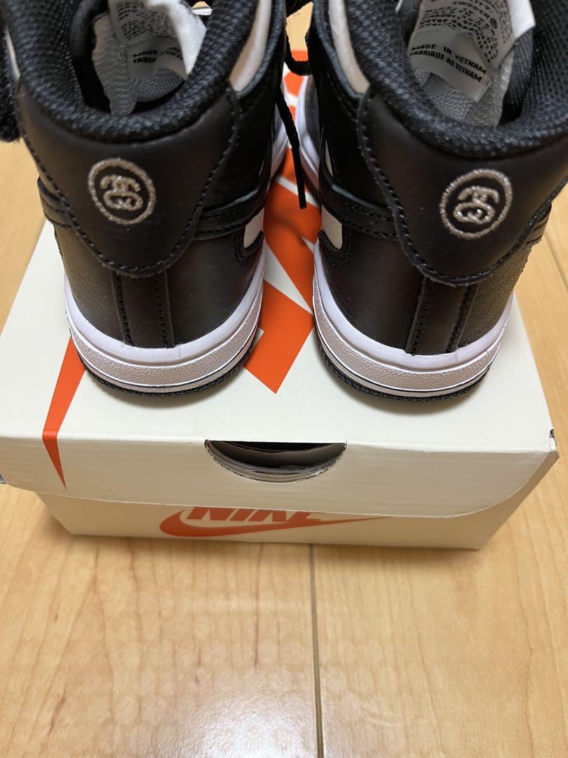 NIKE×STUSSY KIDS AIR FORCE 1 MID 15cm 新品