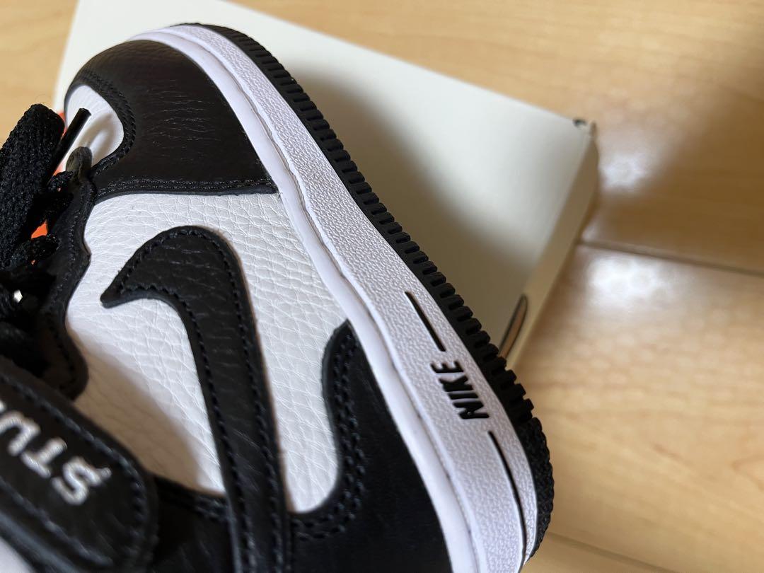 NIKE×STUSSY KIDS AIR FORCE 1 MID 15cm 新品