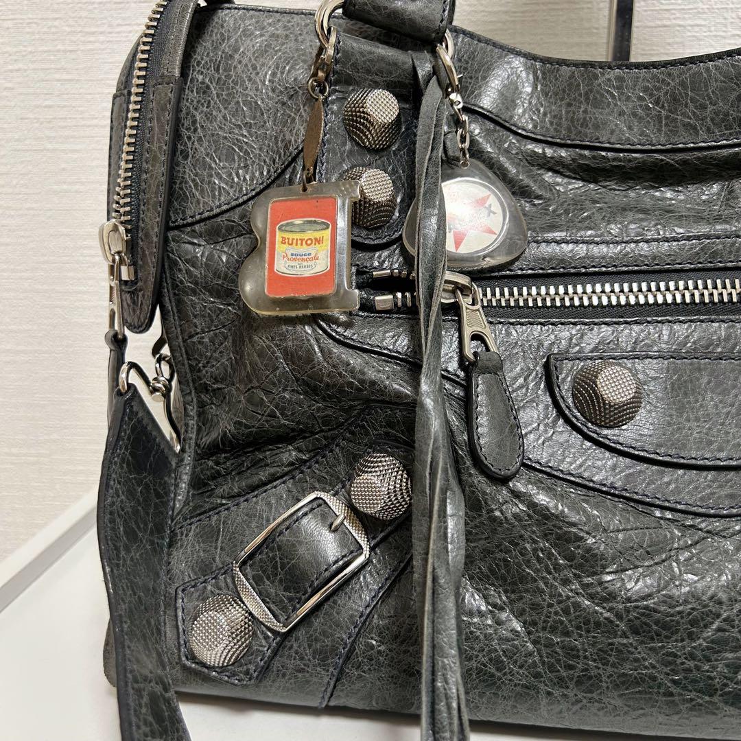 【限定カラー】BALENCIAGA ジャイアント シティ グレー 2wayバッグ