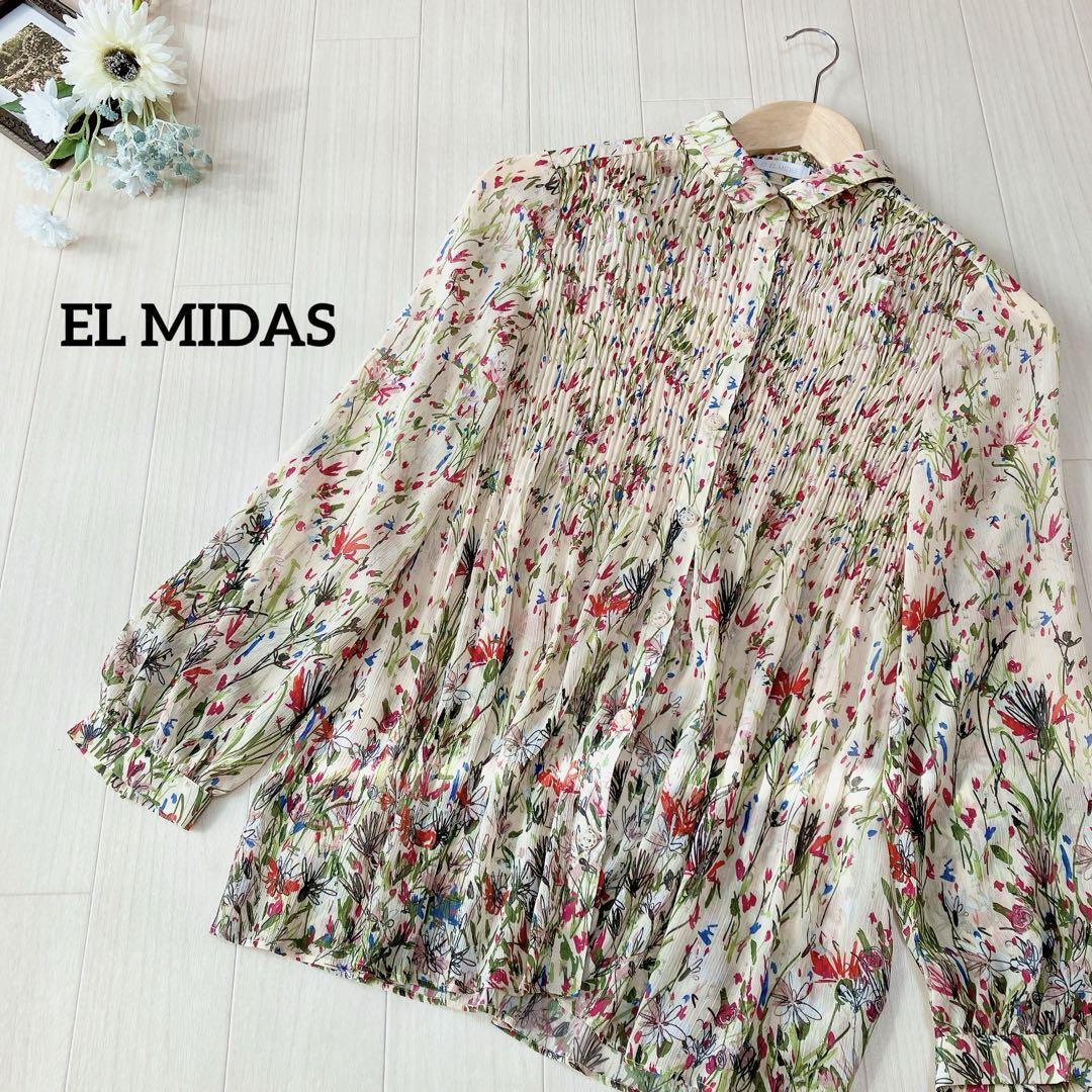 魅力の EL MIDAS シースルーシャツ トップス