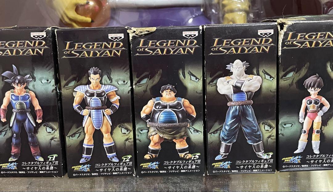 ドラゴンボール改 コレクタブルフィギュアⅢ サイヤ人の系譜 全5種セット 未開封 内袋未開封 ドラゴンボール コレクタブルフィギュアIII サイヤ人