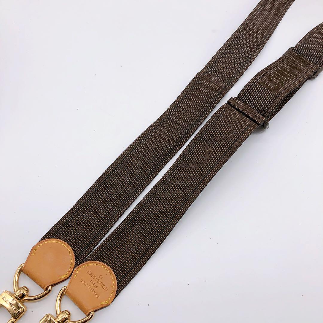 美品【LOUIS VUITTON】ショルダーストラップ　ゴールド金具　ロゴ入り