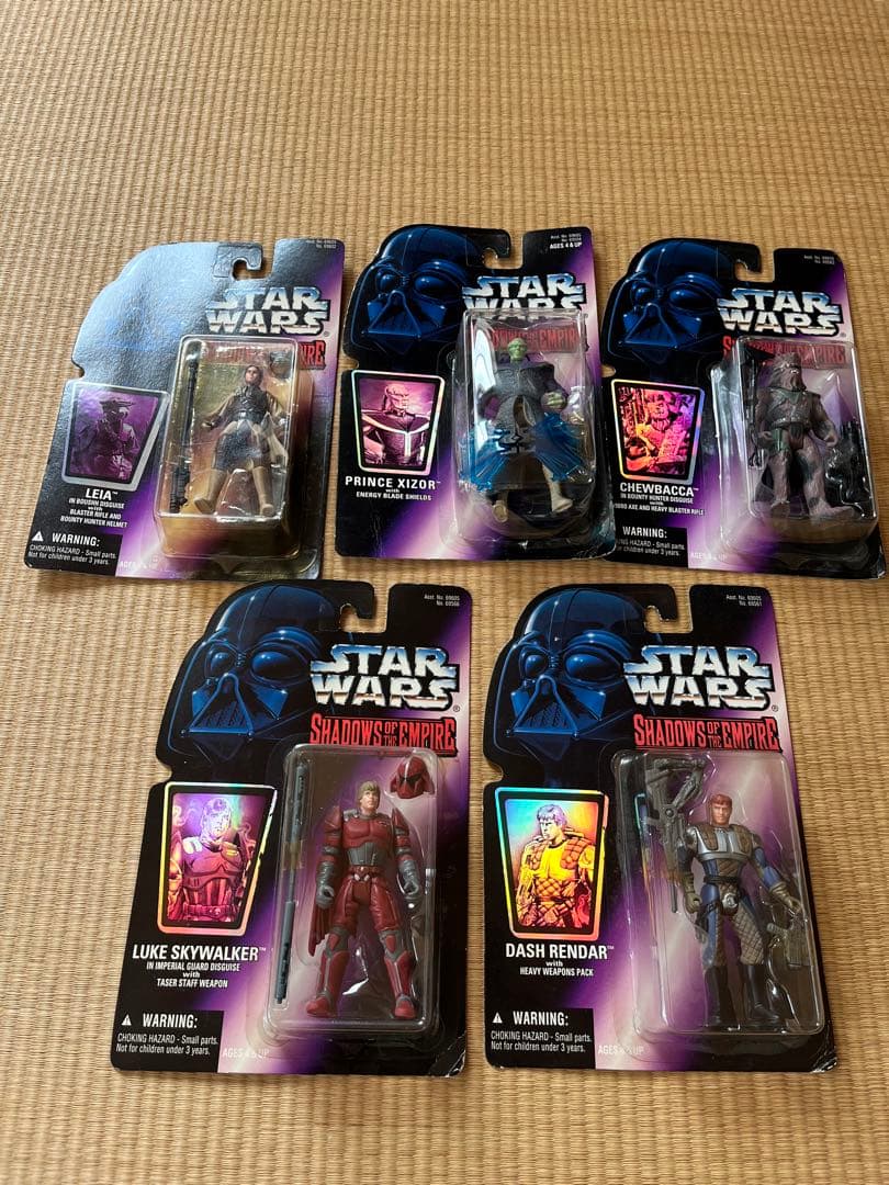 スターウォーズ フィギュア シャドーズ オブ エンパイア 紫カード