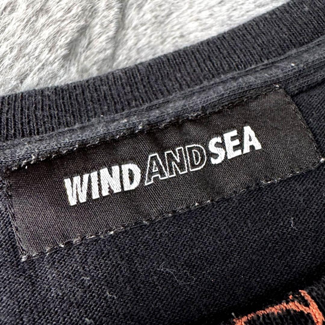 ウィンダンシー wind and sea バックロゴ アニマル Tシャツ 総柄 ウィンダンシー wind and sea バックロゴ アニマル Tシャツ 総柄