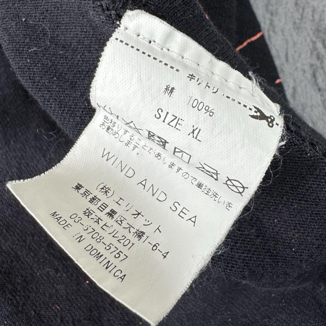 ウィンダンシー wind and sea バックロゴ アニマル Tシャツ 総柄 ウィンダンシー wind and sea バックロゴ アニマル Tシャツ 総柄