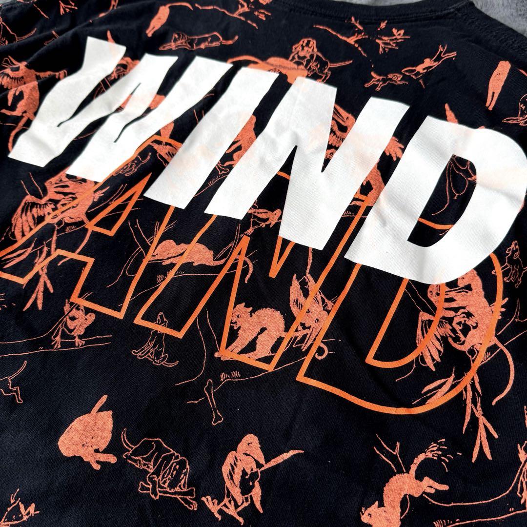 ウィンダンシー wind and sea バックロゴ アニマル Tシャツ 総柄 ウィンダンシー wind and sea バックロゴ アニマル Tシャツ 総柄