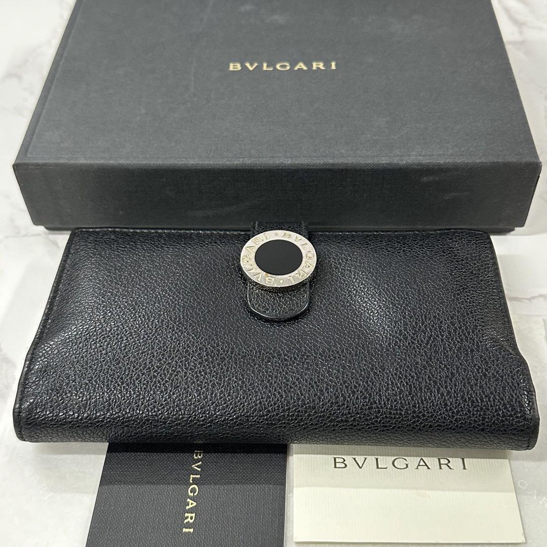 超良品‼️ ブルガリ　BVLGARI 財布　二つ折り　長財布　ビーゼロワン