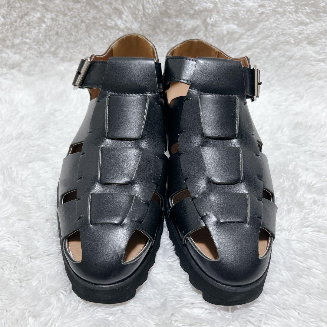 【極美品】 MB エムビー ハイエンド レザー グルカサンダル シャーク S