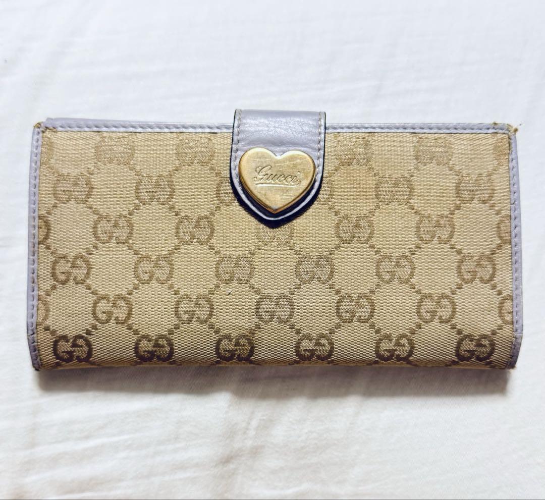 【在庫処分大特価!!】 GUCCI GGパターン 長財布 ベージュ 小物
