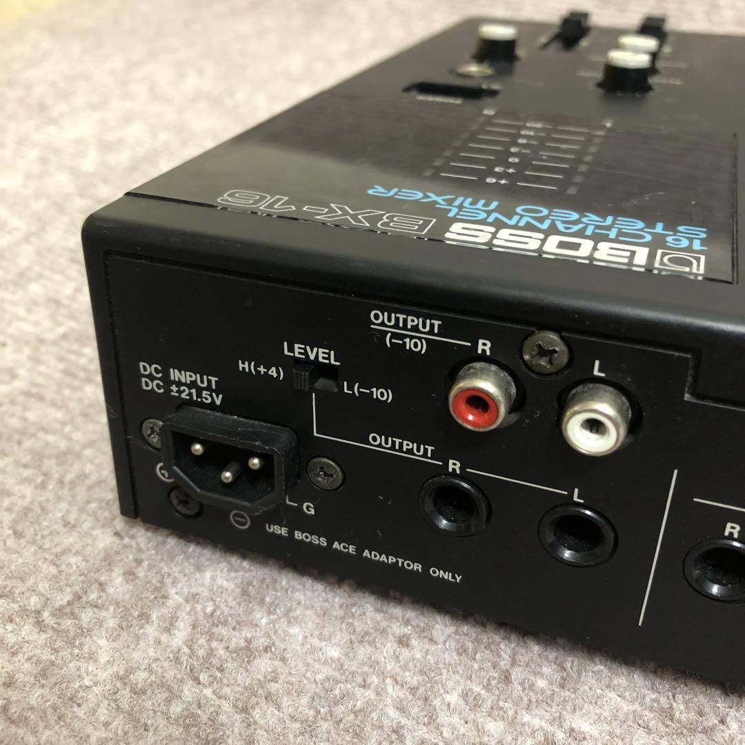 BOSS BX-16 16chステレオミキサー ＆ ACアダプタ ACE-100