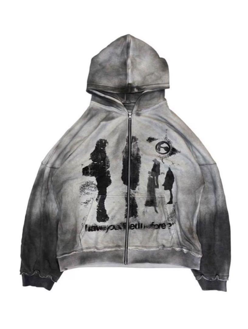 【haveyoudiedbefore?】OpusHoodiewashedGray
