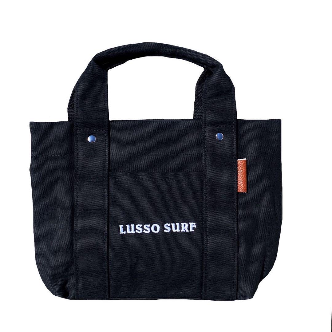 西海岸系⭐︎LUSSO SURF マルチポケットトートバッグ　ブラック　送料込み